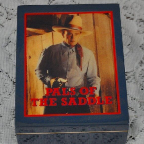 John Wayne Music Box - Republic Westerns Collectibles - Pals of the Saddle - Picture 1 of 5
